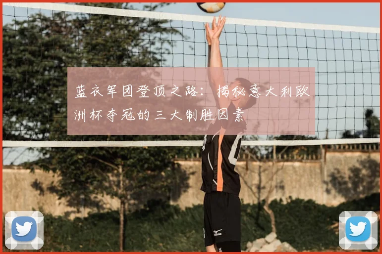 蓝衣军团登顶之路：揭秘意大利欧洲杯夺冠的三大制胜因素